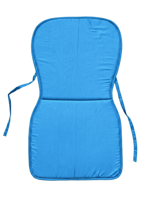 Garden Chair Cushion with Backrest Turquoise 42x77cm