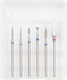 Luxorise Set Diamantschneider Nagelfräser-Bits 6 Stück