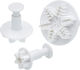 Kitchen Craft Kuchenringe / Plätzchenausstecher Set zur Dekoration von Kuchen Modell Schneeflocke