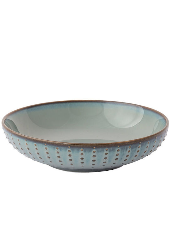 Easylife Tiefes Servierteller aus Porzellan mit Durchmesser 20cm
