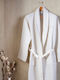 Aigaion Pique Bathrobe White 240gr/m²