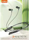 Moxom MX-WL50 In-ear Bluetooth Handsfree Ακουστικά με Αντοχή στον Ιδρώτα Μαύρα