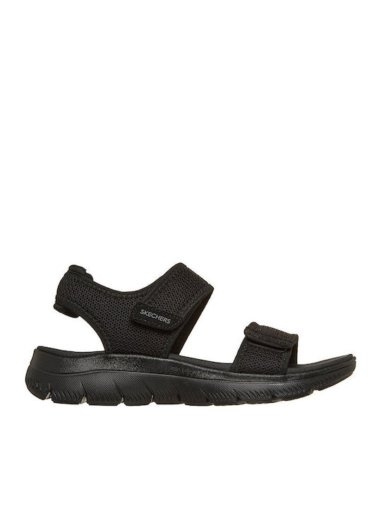 Summits Cute Mark Women's Flat Sandals Black