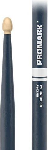 Promark Rbh565aw-blue Rebound 5a Hickory Μπαγκέτες Βαμμένες Μπλε