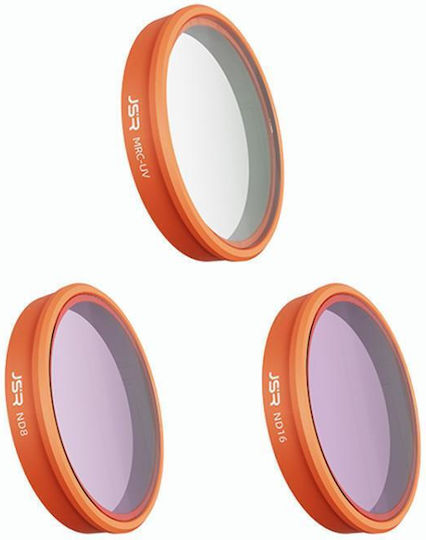 JSR Set of UV / Coloured / Special Effects / CPL / ND / Light Pollution Lens Filters Diameter 76.2mm for Photographic Lenses