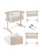 Lionelo Cradle Pari with Mattress and Wheels Beige