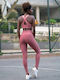 Damen Sport-BH Burgundisch