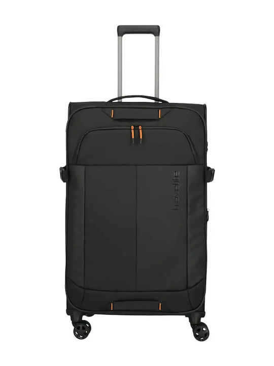 Travelite Голям Куфар За Пътуване Черен Височина 78см