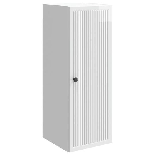 vidaXL Badezimmerschrank 33x34.5x90cm Weiß
