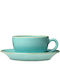 Porland Porland Tasse aus Porzellan Blau 250ml