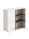 Ντουλάπι Γραφείου Ξύλινο Newline Ecru-light Brown 120x40x110cm