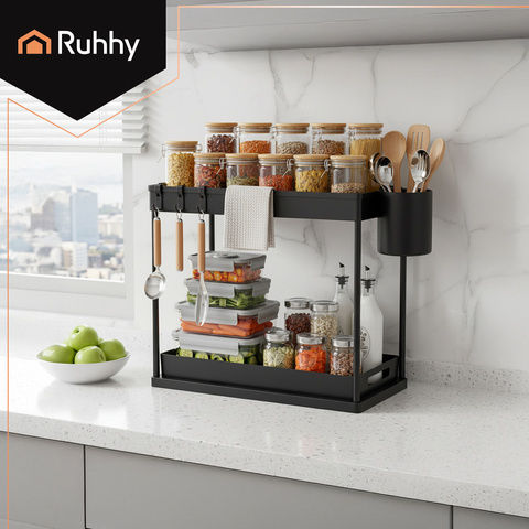 Ruhhy Raft / Bază Organizare Plastic 40x27.5x37.5cm Negru