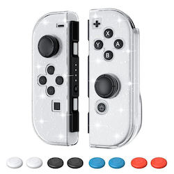 Nintendo Switch Switch Oled Joy-con Xdcase 1 Pereche Husă Protectoare Cristalină Pentru Consolă PC Capace Joystick Set Transparent