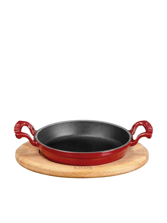 Lava Saganaki Cast Iron with Enamel Coating 20cm