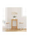 Bar Wooden White Stools 2 Pieces 44.5x35x60cm