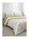 Vesta Home Anthia Bed Sheet Set with 2 Pillowcases Super-Double with Rubber Hugger 170x270+35cm Anthia (3 Pieces)