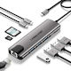 Lemorele TC39 USB-C Докинг Станция с HDMI 4K PD Ethernet Сребриста