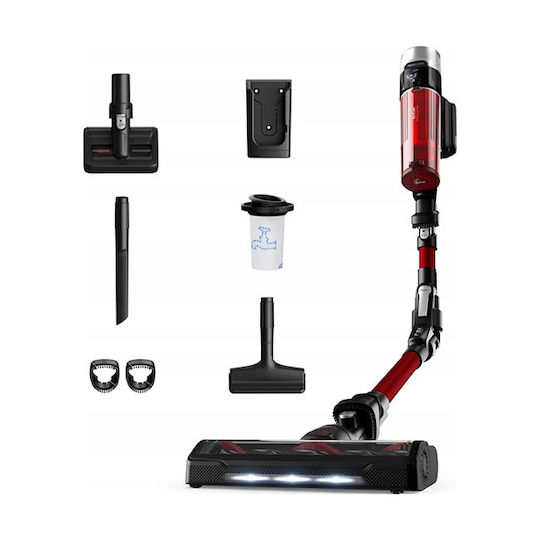 Tefal X-Force Flex 9.60 Επαναφορτιζόμενη Σκούπα 2 σε 1 Stick & Χειρός 18.5V Κόκκινη