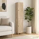 vidaXL Στήλη Μπάνιου Τοίχου Μ33xΒ34.5xΥ90cm Sonoma