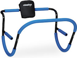 Relaxdays Abdominal Machine Blue Black 68.5x69x65 Cm Neck Support 100 Kg Capacity