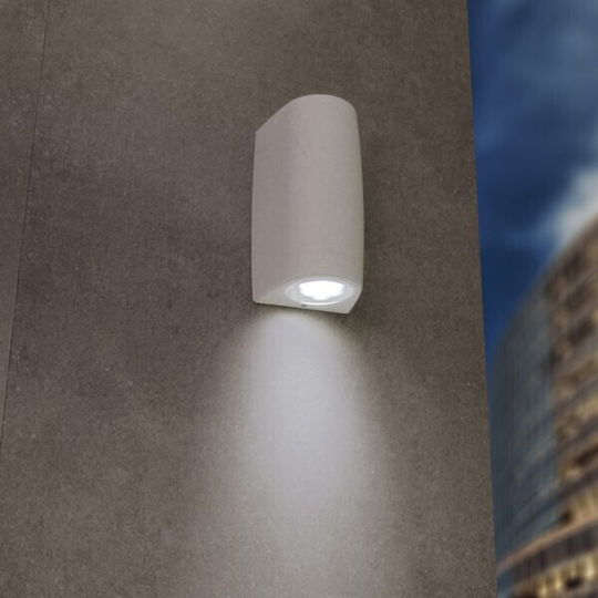Eurolamp Fumagalli Wall-Mounted Outdoor Spot GU10 IP55 9.2x8x17cm