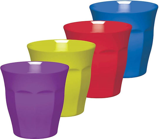 Colourworks Σετ Ποτήρια Νερού Πλαστικά Πράσινο 225ml 4τμχ