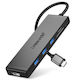 Lemorele X23L USB-C Докинг Станция с HDMI 4K PD Черен