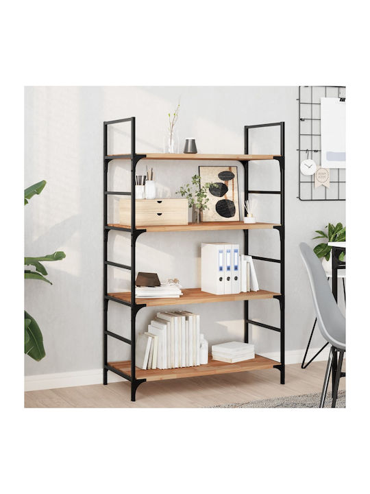 vidaXL Rectangular Bookcase Shelf Made of Solid...