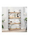 vidaXL Rechteckiges Bücherregal aus Massivholz Akazie 80x20x4cm 3279584 2 Stück
