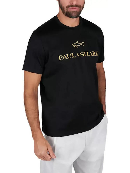 Paul & Shark T-shirt Nero/oro