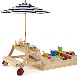 Costway Sandbox Loc De Joacă Copii Pentru 5+ Ani