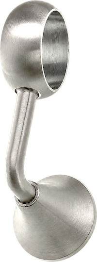 Stainless Steel Handrail Supports Ø35 Series 0565 Matte Nickel