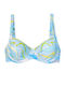 Bikini Top D Cup With Padding Light Blue