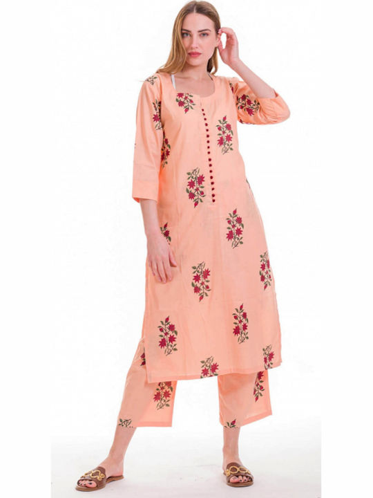 Rima Beachwear Women's Beachwear Set Salmon