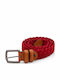 Herren Gürtel Leder Rote