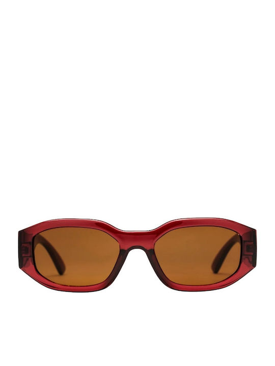Chpo Brooklyn Unisex Sunglasses with Red Frame ...