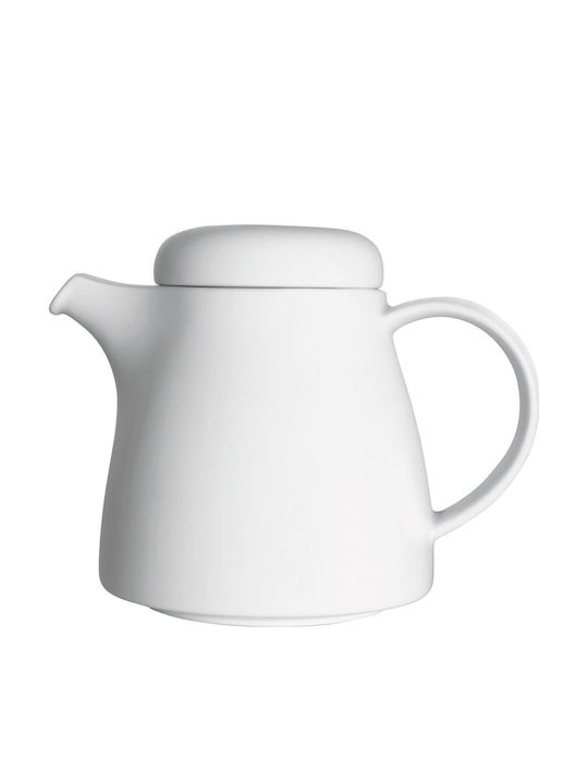 Ιωνία Artemis Τσαγιέρα Κεραμική Λευκή 600ml