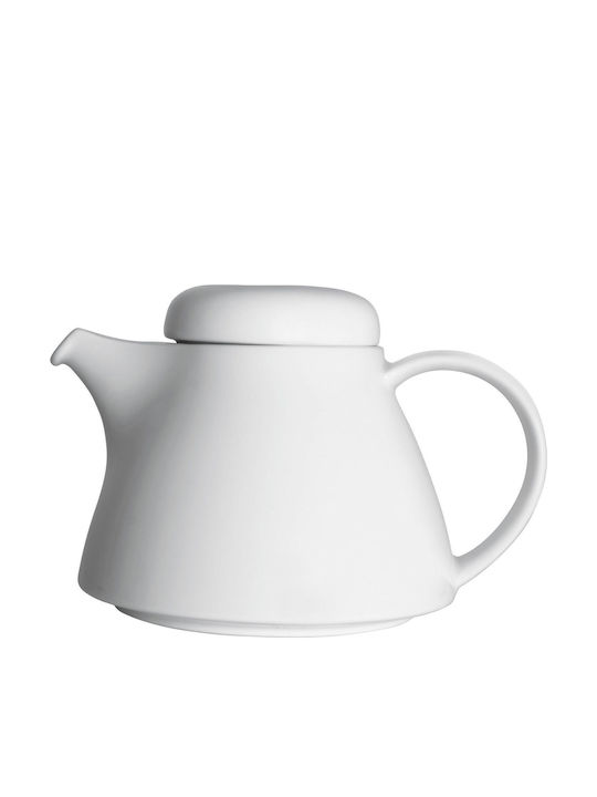 Ionia Artemis Ceramic White Teapot 700ml