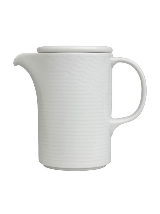 Ionia Ikaros Ceramic White Teapot 300ml