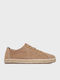 Suede Men's Espadrilles in Beige Colour