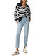 High Rise Women's Jean Pants in Mom Fit