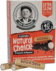 Tou Pappou Extra Slim Активен Въглен 40 Филтърчета