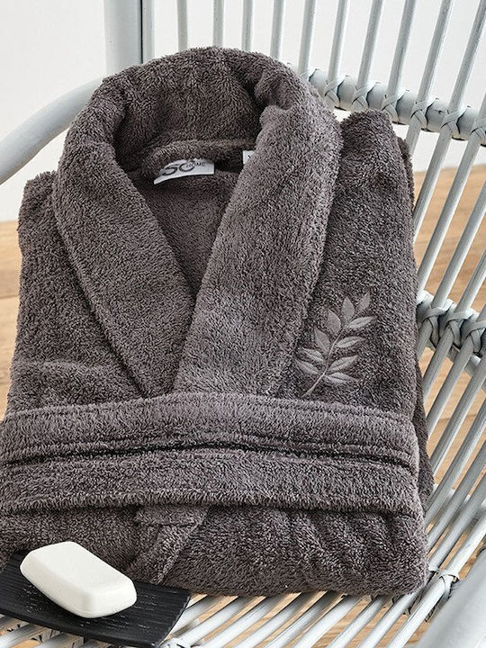 SB Home Primus Unisex Bademantel Carbon
