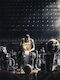 Poster Nba Lebron Trophies Snk064 40cm X 50cm Premium Μαύρο Ξύλινο Κάδρο