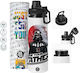 Koupakoupa Star Wars Kids Water Bottle Made of Aluminium with Screw-On Non Spill Cap Multicolour 850ml