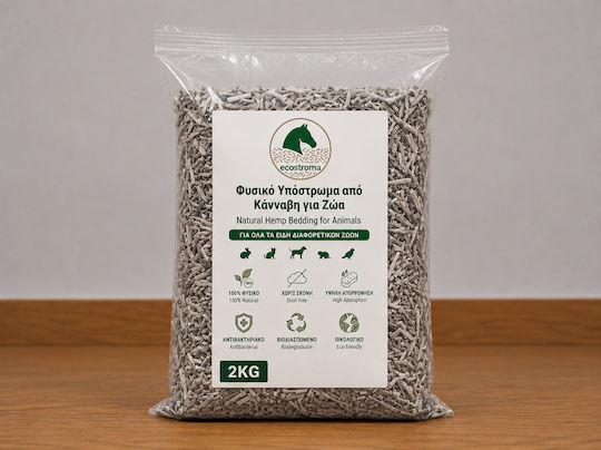 Ecostroma Natural Hemp Bedding Rodents & Small Pets 2kg