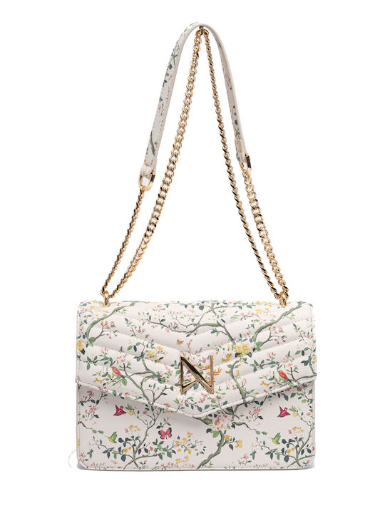 Nolah Mia Women's Shoulder Pouch White