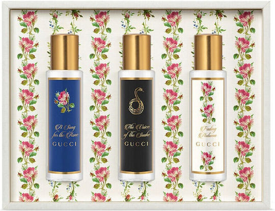 Set Gucci Alchemist's Garden A Song Rose Eau de Parfum Pentru Femei 15 Ml + Alchemist's Garden Voice Snake Eau de Parfum Pentru Femei 15 Ml + Alchemist's Garden F