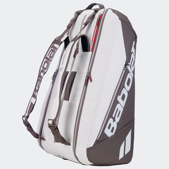 Babolat Pure Wimbledon Τσάντα Ώμου / Χειρός Τένις 9 Ρακετών Λευκή