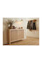 SteweHome Heizkörperabdeckung aus Massives Holz Beige 96x25x77cm